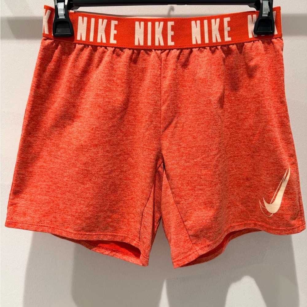 Nike kids coral athletic shorts